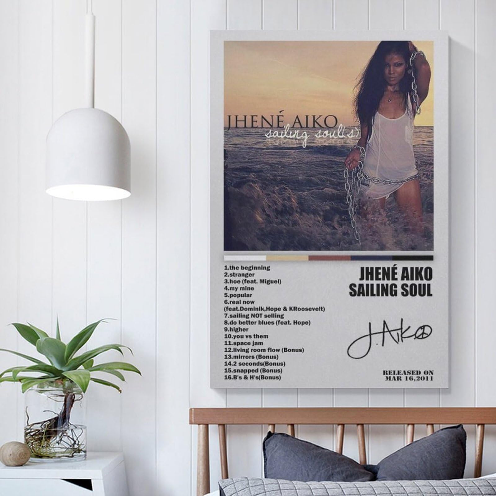 Amazon.com: Jhene Aiko Sailing Soul(s) 2 Canvas Poster Bedroom